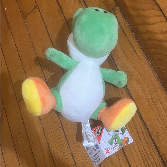 Yoshi Stuffed Plush NEW: Mario All Star Coll Walmart Comic con 2025 Made Vietnam - Picture 3 of 10